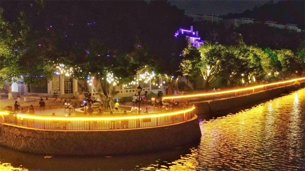 太陽(yáng)能無(wú)電亮化夜景系列景觀燈水邊夜景亮化